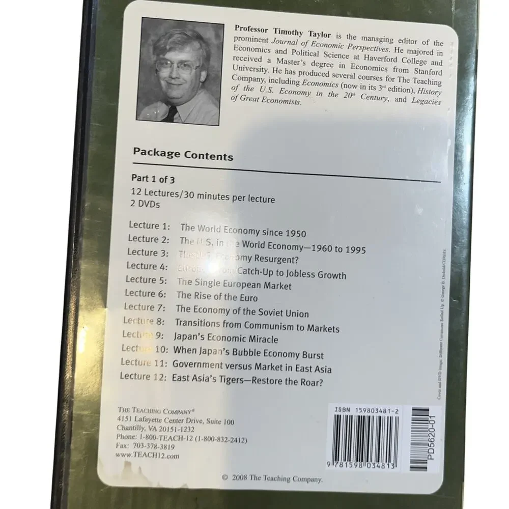 America and the New Global Economy by Timothy Taylor (DVD)
